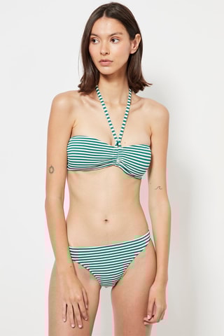 Bas de maillot - Vert et blanc