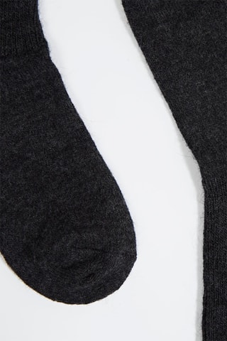 3 paires de chaussettes - Noir chiné