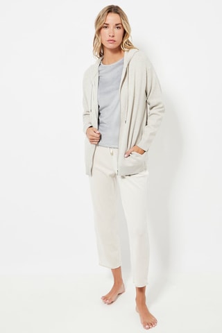 Pull à capuche - Beige