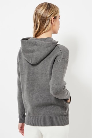 Gilet à capuche - Gris foncé