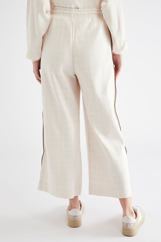 Jogging taille haute - Ecru