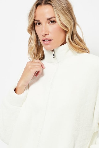 Veste de pyjama polaire - Blanc