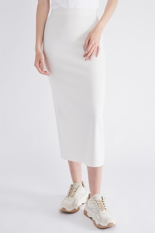 Jupe midi - Ecru