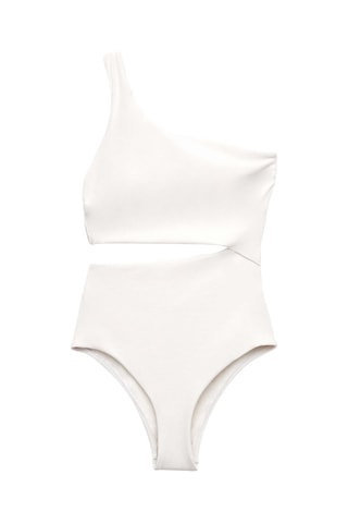Trikini asymétrique - Blanc