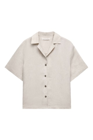 Chemisier en lin - Beige