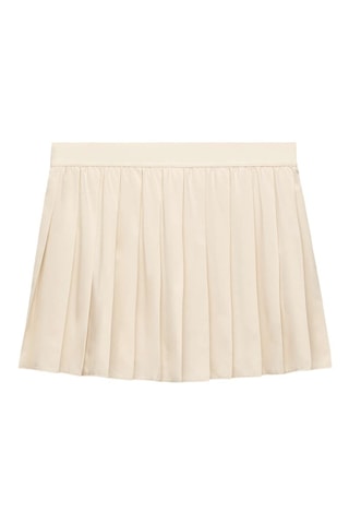 Jupe plissée - Ecru