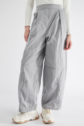 Pantalon baloon taille haute - Gris clair