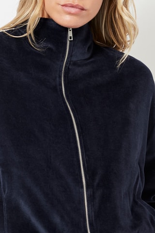 Veste en velours - Bleu marine