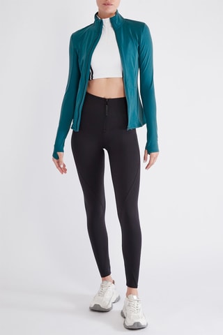 Veste de running - Bleu canard