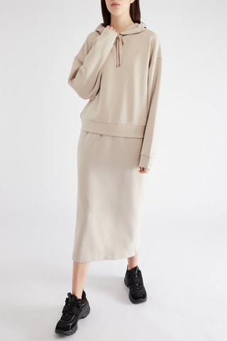 Sweat à capuche - Ecru