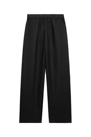 Pantalon en lin - Noir