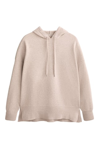 Pull à capuche - Ecru