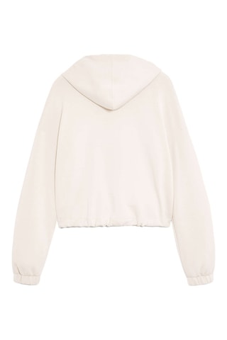 Sweat à capuche - Ecru