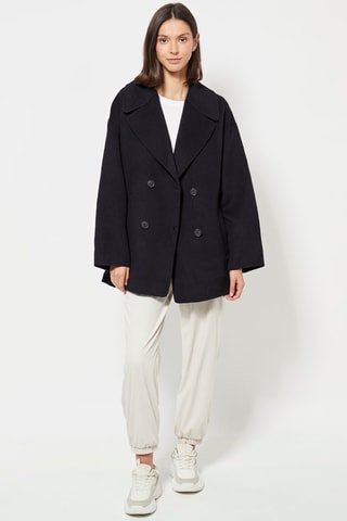 Veste en laine - Bleu nuit