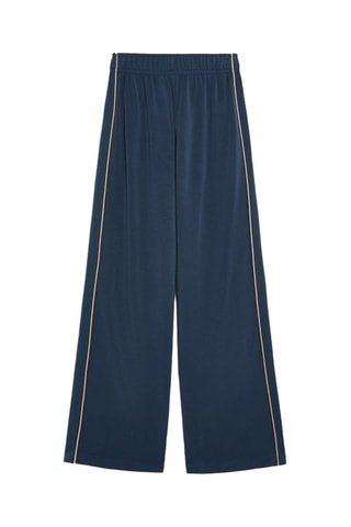 Pantalon wide legs - Bleu