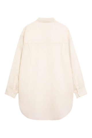 Chemise oversize en lin - Ecru