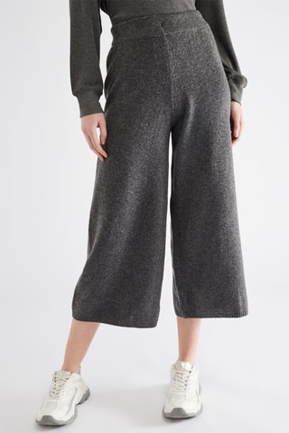 Pantacourt - Gris foncé chiné