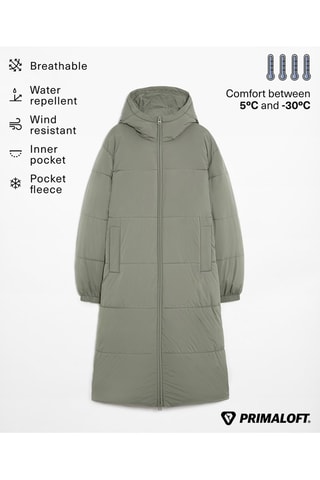 Doudoune à capuche - Kaki