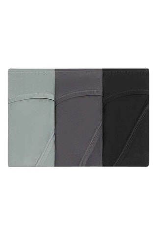 3 culottes - Gris et noir