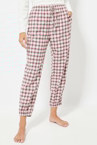 Pantalon 7/8 de pyjama taille haute - Rouge