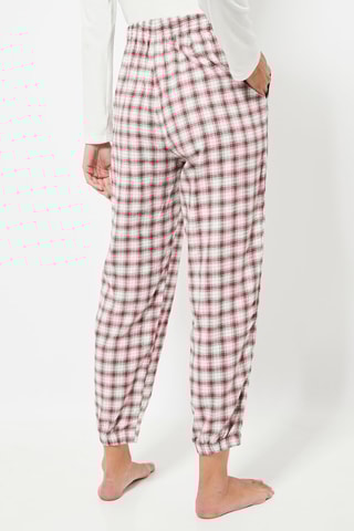 Pantalon 7/8 de pyjama taille haute - Rouge