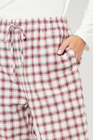 Pantalon 7/8 de pyjama taille haute - Rouge