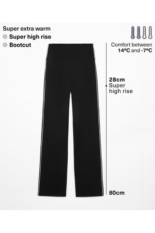 Pantalon bootcut - Noir