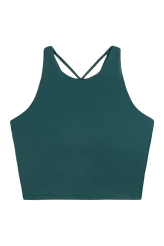 Crop top - Vert foncé