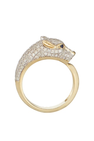 Anillo Ma Panthère - Oro amarillo, diamantes y zafiros