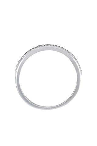 Anillo Il était une fois, Toi & Moi - Oro blanco y diamantes