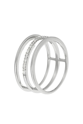 Anillo Rêveuse - Oro blanco y diamantes