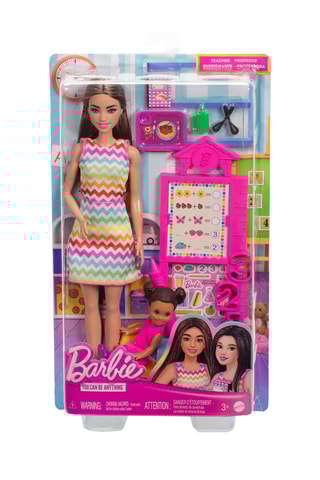 Bambola maestra e alunna Barbie® - Da 3 anni