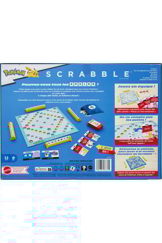 Gioco Scarabeo Pokémon 2-in-1 - 8 anni