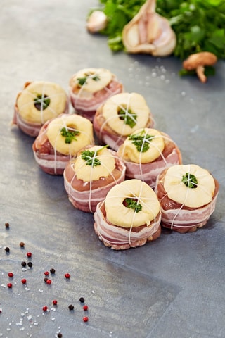 8 paupiettes de pintade fourrées aux pommes et au calvados - 1,25 kg