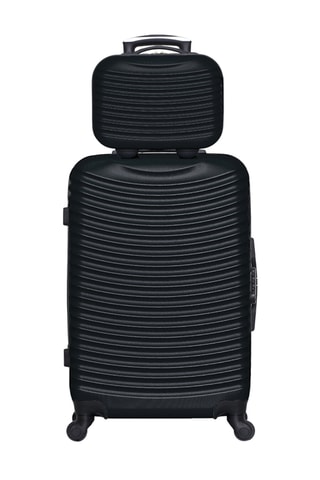 Beauty-case e valigia media Etna (K/M) - 23/65 cm - Nero