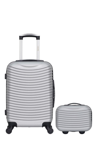 Bagaglio a mano e beauty-case Etna (S/K) - 55/30 cm - Grigio