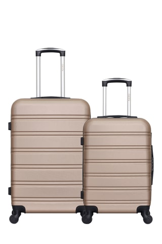 Bagaglio a mano e valigia media Renoso (S/M) - 55/65 cm - Beige