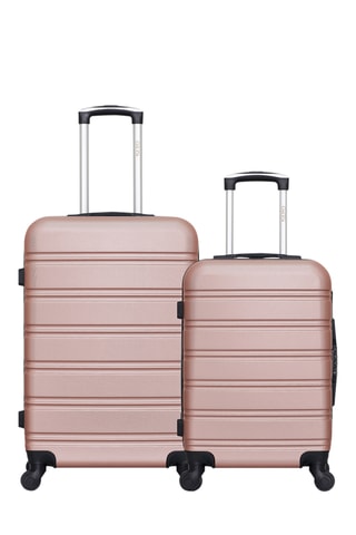 Bagaglio a mano e valigia media Renoso (S/M) - 55/65 cm - Dorato rosa