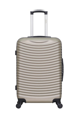 Beauty-case e valigia media Etna (K/M) - 23/65 cm - Beige