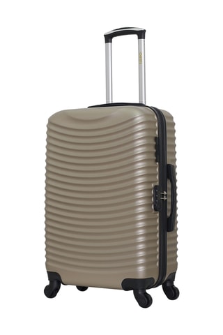 Beauty-case e valigia media Etna (K/M) - 23/65 cm - Beige