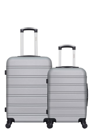 Bagaglio a mano e valigia media Renoso (S/M) - 55/65 cm - Grigio