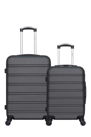 Bagaglio a mano e valigia media Renoso (S/M) - 55/65 cm - Grigio scuro