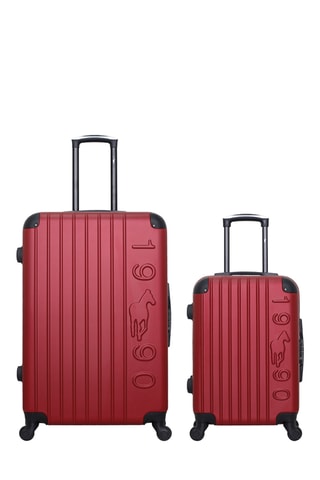 Bagaglio a mano e valigia grande Porter (S/L) - 55/75 cm - Bordeaux