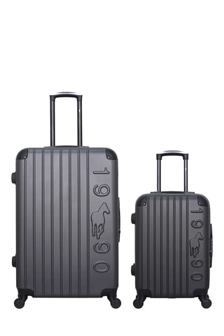 Bagaglio a mano e valigia grande Porter (S/L) - 55/75 cm - Grigio