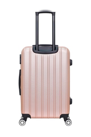 Valigia media Archie - Nero, rosa, dorato e argentato