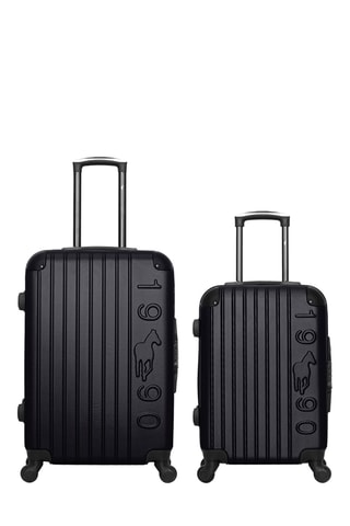 Bagaglio a mano e valigia media Porter (S/M) - 55/65 cm - Nero