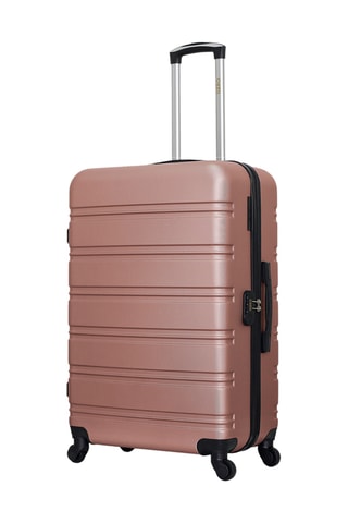 Set 3 valigie Renoso (S/M/L) - 55/64/95 cm - Dorato rosa