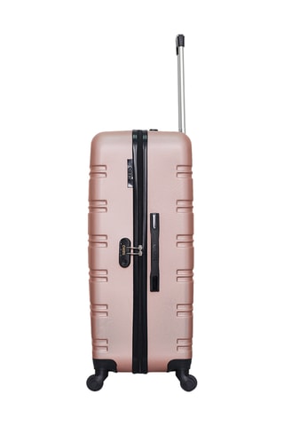 Set 3 valigie Renoso (S/M/L) - 55/64/95 cm - Dorato rosa