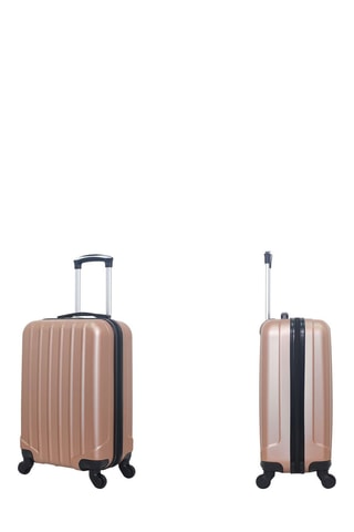 Bagaglio a mano Himalaya - 55 cm  - Nero, rosa e argentato