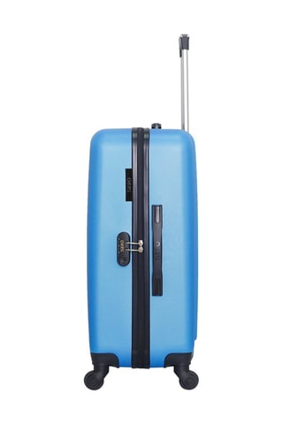 Valigia media Lipari - 65 cm - 64 l - Argentato, blu e nero